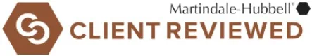 Martindale Client Reviewed badge
